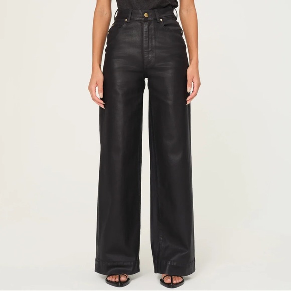 DL1961 Denim - DL1961 Black Wide Leg Flare Jeans